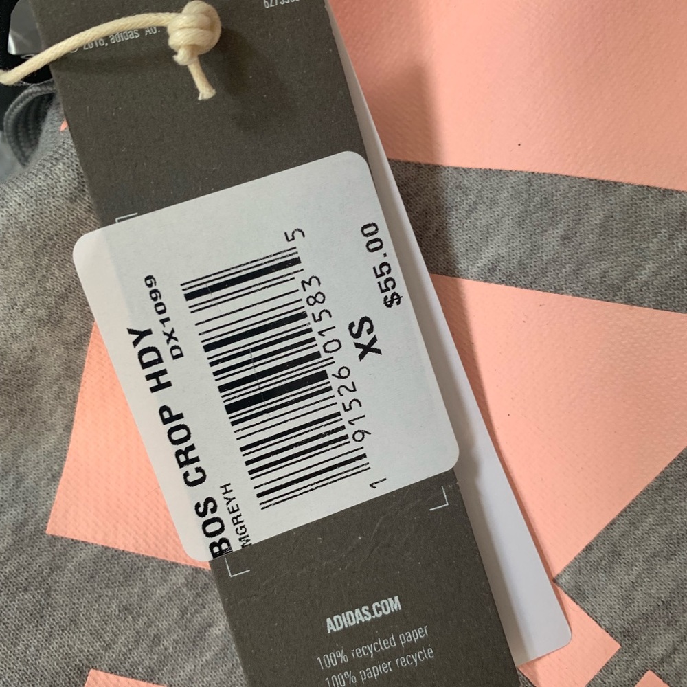 Adidas cropped hoodie